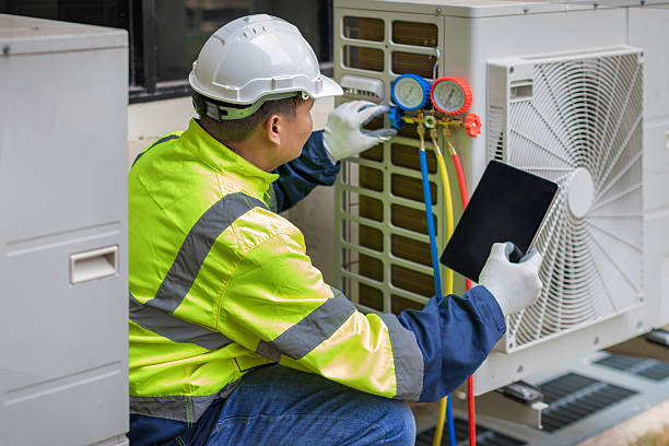 Professional Hvac technician working in Harrod, OH